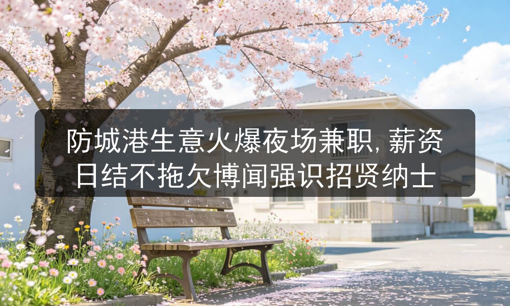 防城港生意火爆夜场兼职,薪资日结不拖欠博闻强识招贤纳士图片