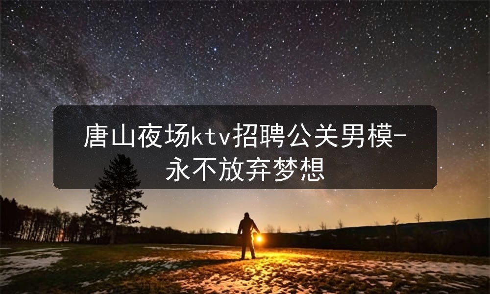 唐山夜场ktv招聘公关男模-永不放弃梦想图片