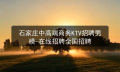 石家庄中高端商务KTV招聘男模-在线招聘全国招聘图片预览
